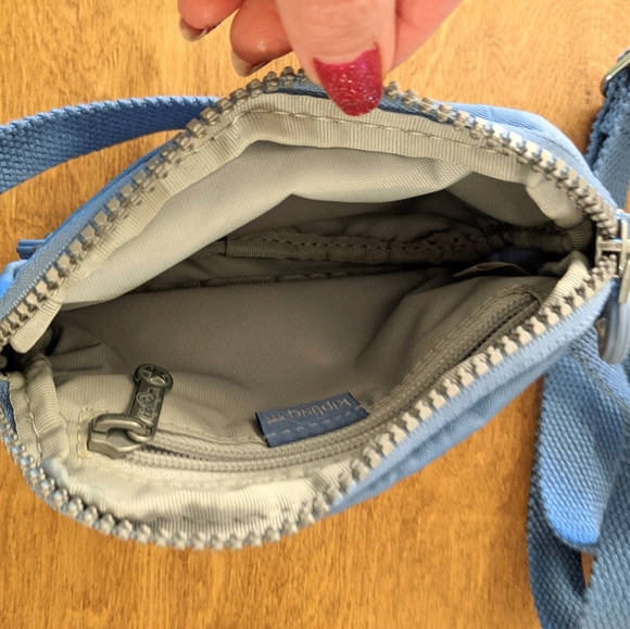 Kipling Blue Crossbody Wallet Purse - Picture 8 of 11